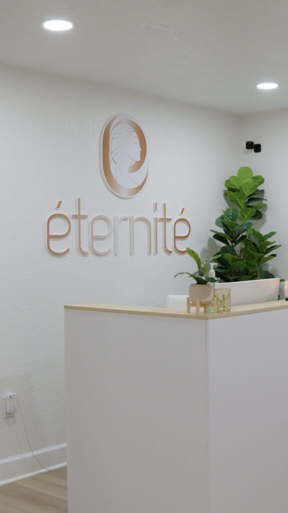 Eternite Spa reception and interior